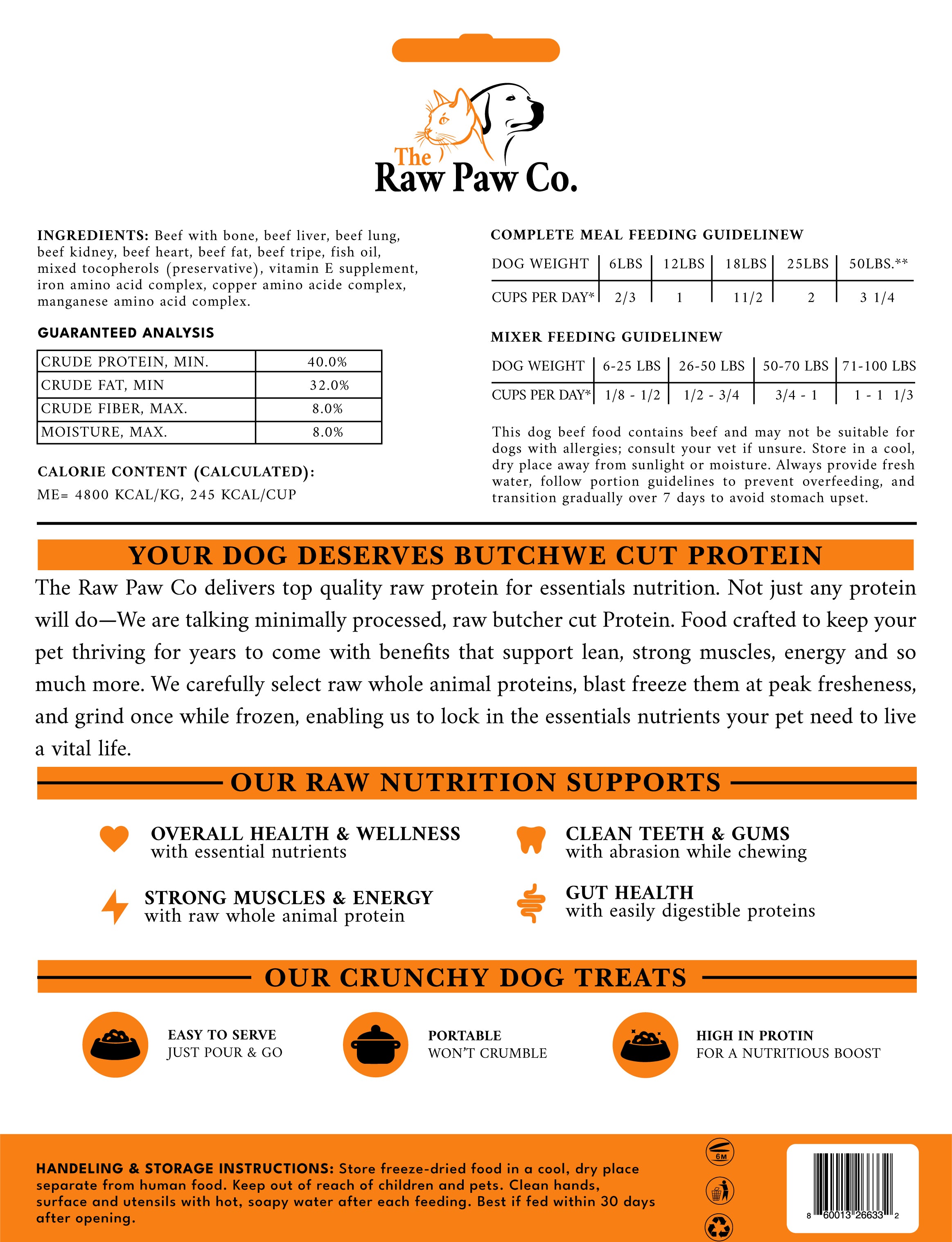 Freeze-Dried Raw Protein Beef